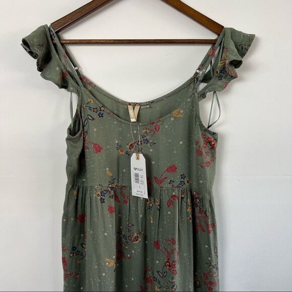 NWT Roxy Do It My Way Strappy Dress Sundress Size Small Ruffle Sleeve Size Small - Picture 6 of 11